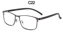 Carica l&#39;immagine nel visualizzatore di Gallery, Business Men Titanium Alloy Full Rim Glasses Frame S61003 For Male&#39;s Prescription Spectacles Eyewear With Flexible Temples Legs