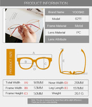 Load image into Gallery viewer, Cat Eye Glasses Frames Women Trending Myopia Frame Transparent Optical Spectacles Rose Gold Fake Eyeglasses