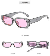 Load image into Gallery viewer, New Fashion Vintage Sunglasses Women Brand Designer Retro Sunglass Rectangle Sun Glasses Oculos Lunette De Soleil Femm