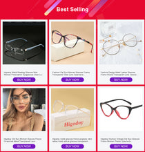 Load image into Gallery viewer, Fashion Cat Eye Women Glasses Frame Transparent Clear Lens Spectacle Eyeglasses Frame Glasses Men Eyewear lunette de vue femme