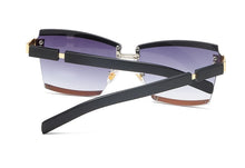 Load image into Gallery viewer, 47391 Rimless Luxury Sunglasses Square Men Women Fashion Shades UV400 Vintage Glasses