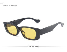 Load image into Gallery viewer, SO&amp;EI Retro Small Rectangle Sunglasses Women Ins Popular Fashion Candy Color Eyewear Men Square Sun Glasses Shades UV400