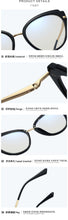 Load image into Gallery viewer, 48270 Retro Cat Eye Anti Blue Glasses Frames TR90 Men Women Optical Computer Glasses