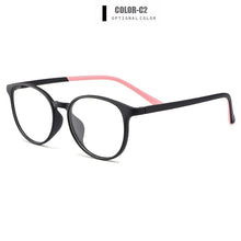 Load image into Gallery viewer, Gmei Optical Women Ultralight TR90 Round Glasses Frame Prescription Eyeglasses Myopia Optical Frames Female Eyewear M2069