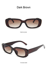 Load image into Gallery viewer, Square Sun Glasses Female Luxury Brand Travel Small Rectangle Sunglasses Women Vintage Retro Oculos Lunette De Soleil