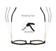 Load image into Gallery viewer, Ralferty TR90 Women&#39;s Transparent Glasses Retro Cat Eye Frames Anti Blue Light 0 Diopter Myopia Optic Frame Eyeglasses