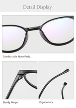 Load image into Gallery viewer, Classic Round Glasses Frame Women Optical Female Eyeglasses Frame Fake Transparent Clear Lens Glasses Men Oculos De Grau