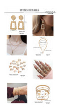 Load image into Gallery viewer, Punk Vintage Layered Portrait Coin Pendan Necklace Set Chunky Thick Cuban Link Chains Choker Necklaces For Women Jewlery