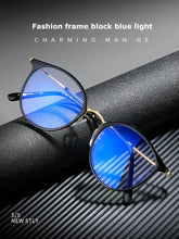 Load image into Gallery viewer, Round Anti Blue Light Computer Glasses Women Men Prescription Reading Ladies 2022 Eyeglasses Frame Radiation Protection Lens