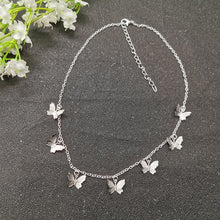Load image into Gallery viewer, Cute Small Animal Butterfly Chain Necklace For Women Gold Silver Color Clavicle Chain 2020 Fashion Female Choker Jewelry