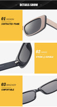 Load image into Gallery viewer, SO&amp;EI Retro Small Rectangle Sunglasses Women Ins Popular Fashion Candy Color Eyewear Men Square Sun Glasses Shades UV400