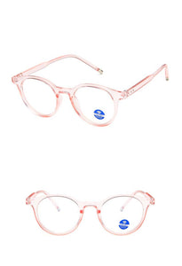 Anti Blue Light Round Men Glasses Frame Women Retro Metal Rice Nail Leopard Optics Spectacles Frames Prescription Eyeglasses
