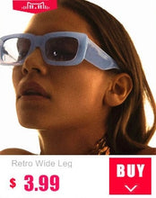 Load image into Gallery viewer, Rimless Alloy Small Square Sunglasses For Women Vintage Ins Hot Gradient Clear Sun Glasses Female Uv400 Shades Hip Hop Eyewear