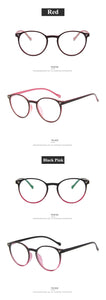 Classic Round Glasses Frame Women Optical Female Eyeglasses Frame Fake Transparent Clear Lens Glasses Men Oculos De Grau