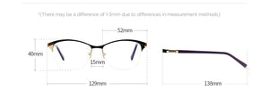 Metal Glasses Frame Women Vintage Eyeglasses Frames Prescription Eyewear Stylish Spring Hinges Optical Spectacle Eye OCCI CHIARI
