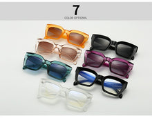 Load image into Gallery viewer, Fashion Cat Eye Sunglasses Women Brand Designer Retro Square Blue Purple Eyewear Female Nails Sun Glasses Shades UV400 Men