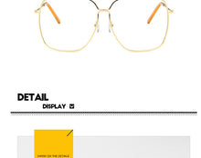 Load image into Gallery viewer, 2022 Fashion Metal Women Sunglasses Mirror Classic Large frame Retro Street Beat Glasses Travel Oculos De Sol UV400