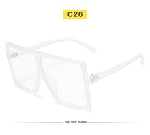 Load image into Gallery viewer, New Square Sunglasses Women Sun Glasses Female Eyewear Eyeglasses Plastic Frame Clear Lens UV400 Shade Fashion Driving