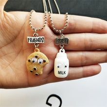 Carica l&#39;immagine nel visualizzatore di Gallery, Fashion Best Friends Honey Love Couple Pendant Necklace 2 Pcs/ Set Rainbow Broken Heart BFF Good Friends Friendship Jewelry Gift
