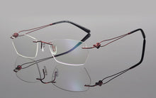 Load image into Gallery viewer, Rimless glasses frame women eyeglasses myopia spectacle frames goggle Brand computer prescription eye glasses frames for women