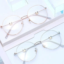 Load image into Gallery viewer, Cute 3D Panda Glasses Anti-Blue Light Anti-Radiation Glasses Round Shaped Fashion for Women TC21
