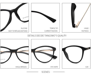 Retro Women Cateye Glasses Frame Fashion Optical Eyewear Female Vintage Mypoia Prescription Glasses Cute Spectacles