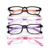 Load image into Gallery viewer, Gmei Optical Ultralight TR90 Kids Glasses Frame Square Prescription Eyeglasses Myopia Optical Frames Women Eyewear M8038