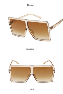 Occhiali da sole quadrati da donna Occhiali da sole Occhiali da donna Occhiali da vista Montatura in plastica Lenti trasparenti Paralume UV400 Moda Guida Nuovo 