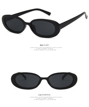 Load image into Gallery viewer, Pink Retro Sunglasses Oval Sunglasses Women Retro Brand Designer Vintage Ladies Cat Eye Pink Sun Glasses UV400  Nicki Minaj