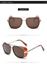 Load image into Gallery viewer, Iron Man 3 Matsuda TONY stark Sunglasses Men Rossi Coating retro Vintage Designer Sun glasses Oculos Masculino Gafas del UV400