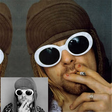 Load image into Gallery viewer, Clout Goggles Kurt Cobain Glasses Men Women Luxury Brand Designer Oval Sunglasses Female Male NIRVANA Sun Glasses UV400
