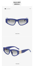 Load image into Gallery viewer, rectangle sunglasses women men BB high quality brand designer green tea leopard small sun glasses oculos de sol