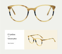 Load image into Gallery viewer, CHIARI Spring Hinges Prescription Lens Medical Optical Eyeglass Woman Frame Stripes Colorful Navy Red Italy Design W-CORRU