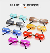 Load image into Gallery viewer, New Frameless Personality Hollow Blade Woman Sunglasses Retro Unique Hollow Funny Sunglasses Party Catwalk Men Sun Glasses