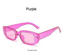 Carica l&#39;immagine nel visualizzatore di Gallery, 2022 Occhiali da sole quadrati Donna Luxury Brand Viaggi Piccolo rettangolo Occhiali da sole Moda femminile Retro Lunette De Soleil Femme 