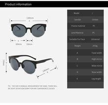 Carica l'immagine nel visualizzatore di Gallery, Occhiali da sole Cat Eye Donna Moda Donna Occhiali da sole vintage Donna Cerchio rotondo Sexy Retro Oculos De Sol Feminino UV400 punti 