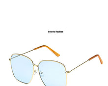 Load image into Gallery viewer, 2022 Fashion Metal Women Sunglasses Mirror Classic Large frame Retro Street Beat Glasses Travel Oculos De Sol UV400