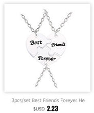 Load image into Gallery viewer, Best Friend Necklace Women Heart Tai Chi Crown Couple Pendants Best Friends Forever Necklaces  BFF Friendship Jewelry Choker