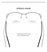 Load image into Gallery viewer, Women Cat Eye Glasses Half Frame Ladies Fashion Trending Eyewear Myopia Prescription Optical Eyeglasses