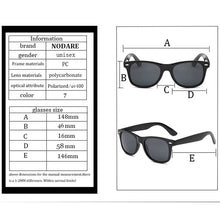 Load image into Gallery viewer, NODARE 2022 Fashion Polarized Sunglasses Men's Brand Rivet Designer Retro Sun Glasses For Women Mirror UV400 2140 Oculos de sol