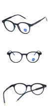 Load image into Gallery viewer, Anti Blue Light Round Men Glasses Frame Women Retro Metal Rice Nail Leopard Optics Spectacles Frames Prescription Eyeglasses