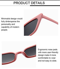 Load image into Gallery viewer, New Cateye Vintage Red Pink Sunglasses Women Brand Designer Retro Points Sun Glasses Female Superstar Lady Cat Eye