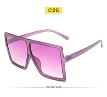 Load image into Gallery viewer, New Square Sunglasses Women Sun Glasses Female Eyewear Eyeglasses Plastic Frame Clear Lens UV400 Shade Fashion Driving