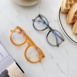 New Glasses Frame Round Computer Eyeglasses Arrow Rivet Eye glasses Frames For Men Women Candy Color Optical Glasses Frame