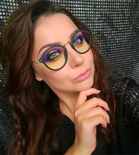 Load image into Gallery viewer, Round Glasses Frame Blue Light Glasses For Women Luxury Transparent Eyeglasses Computer Eyeglasses Frames Optical Clear