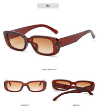 Load image into Gallery viewer, 2022 Black Sunglasses Men/Women Brand Designer Retro Sun Glasses Rectangle Eyeglasses Female Eyewears Lentes De Sol Mujer
