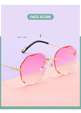 Load image into Gallery viewer, Oulylan Rimless Sunglasses Women Luxury Trimming Gradient Shades Sun Glasses Ladies Vintage Framless Eyewear UV400
