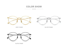 Load image into Gallery viewer, Pure Titanium Glasses Men Vintage Round Eyewear Myopia Optical Prescription Brand Designer Eyeglasses Frame Women