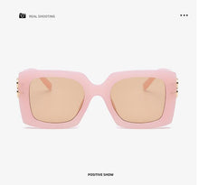 Load image into Gallery viewer, 2022 new European and beautiful brand sunglasses fashion men&#39;s square big frame sunglasses UV400 driving retro sunglasses