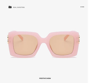 2022 new European and beautiful brand sunglasses fashion men's square big frame sunglasses UV400 driving retro sunglasses